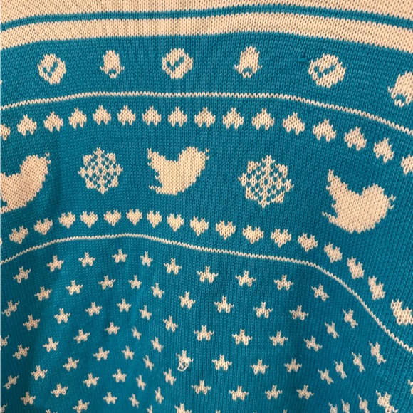Rare Twitter Employee Swag Ugly Sweater 2017 - Picture 2 of 5